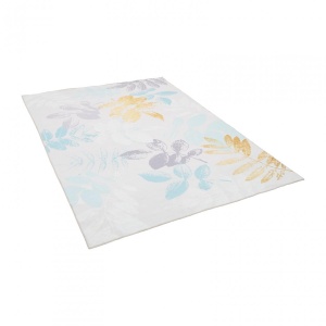 Covor printat, LEAFS 200x300 cm, lavabil cu spate antialunecare, inaltime fir 3mm - Img 3