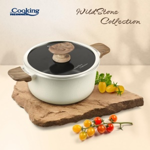 CRATITA ALUMINIU+CAPAC 20x9.5CM,2.5 L, WILD STONE, COOKING BY HEINNER - Img 4