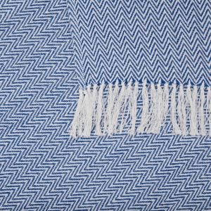 CUVERTURA PLED 160X200 CM ZIG BLUE - Img 3