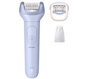 Epilator PHILIPS Seria 8000 BRE708/00, 32 pensete, 2 viteze, 3 accesorii, acumulator, mov