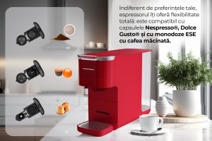 ESPRESSOR CU CAPSULE HEINNER CAFE SUPREME HEMC-DD15RED - Img 8