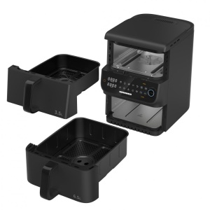FRITEUZA DUBLA ETAJATA HEINNER InnovaCook HAF-C10DBS25BK - Img 3
