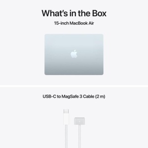 MacBook Air 15.3" Retina/Apple M5 (CPU 10-core, GPU 10-core, NeuralEngine16-core)/24GB/512GB - Sky Blue - US English KB (No Adapter) - 2026 (CTO from MDVQ4RO/A) - Img 3