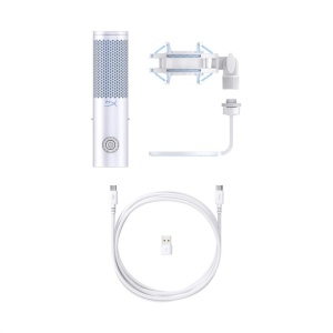 Microfon HyperX QuadCast 2 Frost, tip Condenser, USB, LED backlight, noise reduction - Img 6