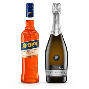 Pachet Crisecco Alb Brut 0.75L + Aperol 0.7L