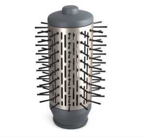Perie rotativa cu aer cald PHILIPS Seria 7000 BHA710/00, 1000W, Ingrijire cu ioni, 2 accesorii, Setare temperatura de ingrijire, Peri naturali, Invelis ceramic din turmalina, Alb/Crem, L x A x I (mm) 345x150x95 - Img 2