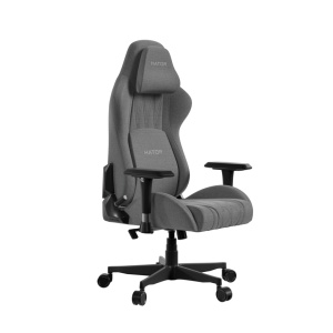 Scaun gaming Hator Darkside 3M Fabric, material cadru: Oțel, Țesătură CloudTouch™, piston cu gaz: Certificat SGS Clasa 4, cotiere: Ergonomice, 2D, bază cu 5 brațe ranforsate, realizată din PU armat, material de bază: spumă cu densitate mare InfuseFoam, - Img 1