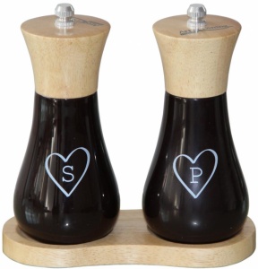 SET 2 RASNITE SARE & PIPER 15 CM +SUPORT DIN LEMN, ART OF DINING BY HEINNER