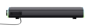 Soundbar Trust GXT 620 Axon, puetere (RMS) 6W, frecventa 20 Hz - 20.000 Hz, audio input 3.5mm (1.4m), iluminare RGB, alimentare prin USB, negru - Img 6