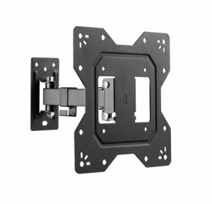 Suport TV de perete Serioux, TV68-221, compatibilitate dimensiune ecran: 23"-43", compatibilitate VESA:100x100, 100x200, 200x100, 200x200, greutate maximă suportata: 30kg, distanta fata de perete: 56~204mm, inclinare: ＋5°～-8°, pivotare: +90°~-90° - Img 2
