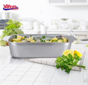 TAVA INOX 41x24.5x8.5 CM, LORA, VANORA HOME - Img 2
