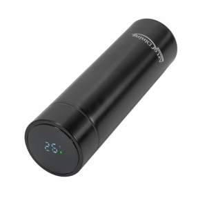 TERMOS INOX 450 ML,INDICATOR LED TEMPERATURA, ART OF DINING BY HEINNER (mix 3 culori in bax, 4 albastre, 4 negre, 4 rosii) - Img 2