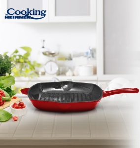 TIGAIE GRILL FONTA 26.5X4.5 CM, RED LINE, COOKING BY HEINNER - Img 3