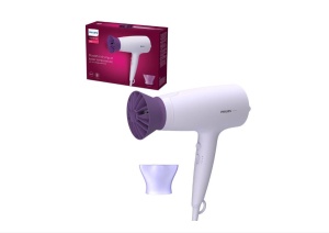 Uscator de par PHILIPS Seria 3000 BHD341/10, 2100W, 2 viteze, 3 trepte temperatura, ThermoProtect, Mov, L x A x I (mm) 90x295x215