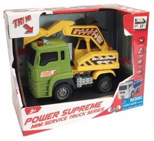 VEHICULE CU LUMINI, SUNETE SI FRICTIUNE, SCARA 1/24, DIVERSE MODELE- EXCAVATOR, MACARA SI BASCULANTA - Img 4