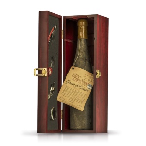 Vin Alb Dulce Vinoteca Set Somelier Grasa de Cotnari 1979 Colectie Cutie Lemn 0.75L
