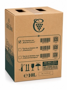 Vin Cricova Rose Demisec Bag In Box 10L - Img 2