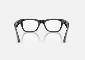23 Ray-Ban Meta Blayzer Optics Gen 2 AI Glasses Shiny Transparent Black/Demo RW7001 8526 54 - Img 4