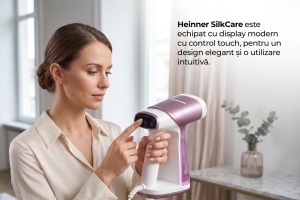 Aparat de călcat vertical cu funcție vacuum HEINNER SilkCare HGS- A1500VPNK - Img 4
