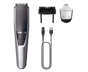 Aparat de tuns barba PHILIPS Seria 3000 BT3239/15, Acumulator, Autonomie 60 min, Gri Antracit, L x A x I (mm) 71x142x225
