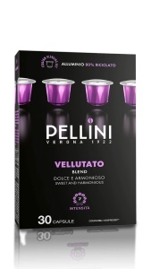 Capsule Pellini Vellutato Compatibile Nespresso 50 Capsule 275g