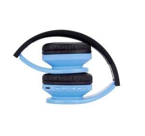 Casti Gaming Head-band PowerLocus P1, Wireless, Albastru - Img 2