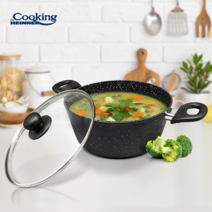 CRATITA ALUMINIU FORJAT 22x9CM,2.8L ONIX, COOKING BY HEINNER - Img 4
