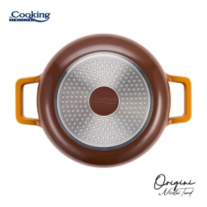 CRATITA ALUMINIU TURNAT + CAPAC 26x8 CM, 3.4L, NICOLAI TAND, ORIGINI, COOKING BY HEINNER - Img 5