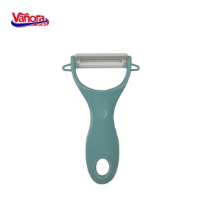 CURATATOR LEGUME CU LAMA CERAMICA, 13x7.6 CM, VANORA HOME (mix 3 culori in bax - 4 albastre, 4 roz, 4 verzi)