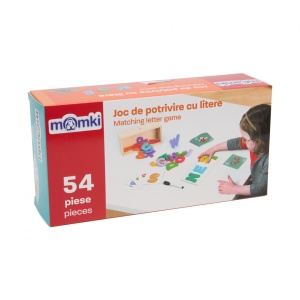 JOC DE POTRIVIRE CU LITERE, 54 DE PIESE, MOMKI - Img 2