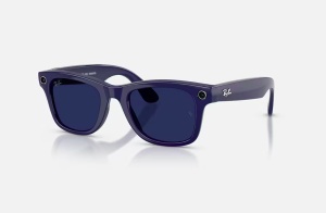 ORW4012 META WAYFARER High Bridge Fit - Shiny Cosmic Blue - Sapphire Transitions® Gen 2 - Img 2