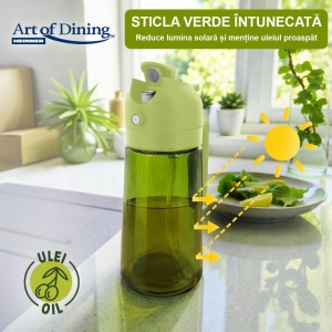PULVERIZATOR ULEI/OTET 450ML, 2 IN 1, VERDE, ART OF DINING BY HEINNER - Img 2