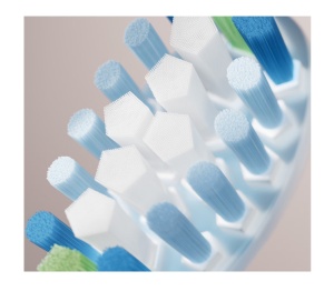 Rezerve PHILIPS Sonicare Plaque Defence HX9044/87, Pachet de 4 capete de periere, Standard, Click-on, Sincronizarea modurilor BrushSync, Alb, L x A x I (mm) 60x25.7x230.5 - Img 2