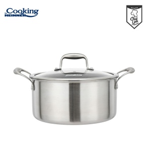 SEMIOALA CU CAPAC, 20x10 CM, 2.8 L TITANIUM3, COOKING BY HEINNER - Img 2