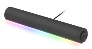 Soundbar Xiaomi Desktop Speaker QBH4276GL, Bluetooth, Stereo, Lumini RGB, Microfon (Negru)