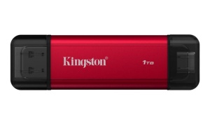 SSD extern KINGSTON Dual USB-A/C Portable SSD, 1 TB, USB 3.2 Gen 2, negru