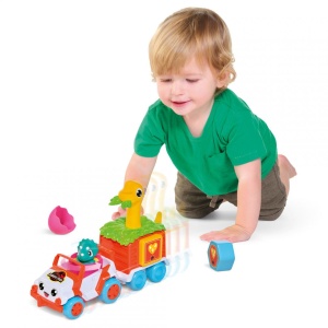 VEHICUL DE SALVARE CU REMORCA COLORATA, DINO, JURASSIC WORLD, TOMY - Img 3