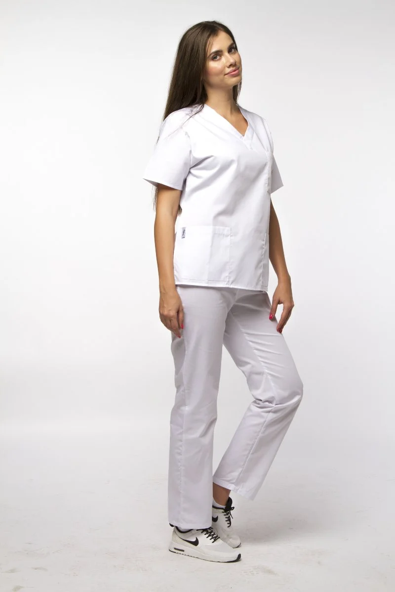 2. Poplin imprimat si alte tipuri renumite si de buna calitate_Uniforma medicala femei
