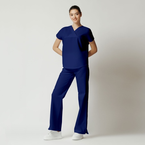 Uniformă Medicală Olimp Stretch pentru Femei-Albastru safir