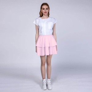 Fusta din elastan(stretch) cu 2 volane FRILL - Img 14