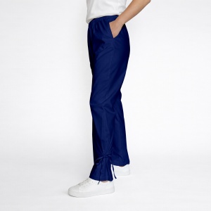Pantaloni medicali Art Stretch cu fundă pentru femei-Albastru safir