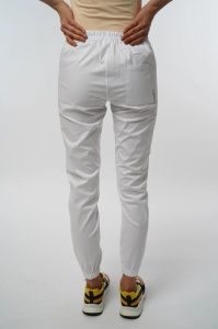 Uniforma medicala KULT stretch cu pantaloni jogger pentru femei-Fructe de padure - Img 5