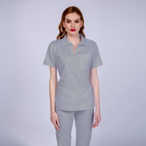 Uniforma medicala TREND cu pantaloni pentru femei-Gri