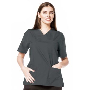 Bluza medicala CLASS pentru femei din microfibra-Gri