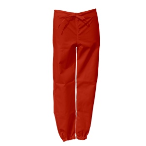 Pantaloni medicali ART jogger din stretch subtire pentru barbati-Rosu