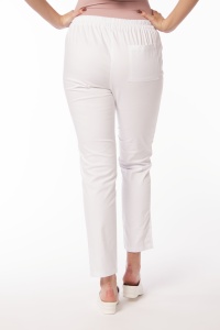 Pantaloni medicali ART stretch (cu elastan) pentru femei-Visiniu - Img 2