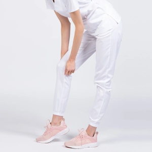 Uniforma medicala CLASS cu pantaloni jogger pentru femei -Albastru nocturn - Img 2