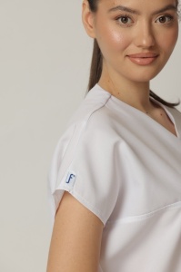 Uniformă medicală Olimp din vâscoză cu 9% elastan pentru femei – Olive - Img 9