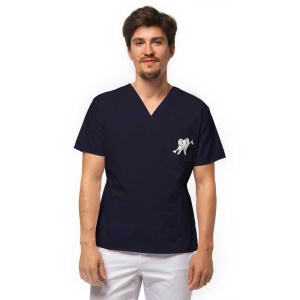 Bluza medicala KULT pentru stomatologi -Bleumarin