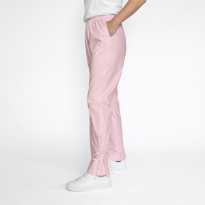 Pantaloni medicali Art Stretch cu fundă pentru femei-Roz pal